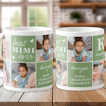 Mug Moderne MIMI Grand-mère personnalisée 7 multi-phot<br><div class="desc">Voici le cadeau parfait pour le meilleur MIMI de l'histoire - un collage photo personnalisé tasse de café! Cette tasse élégante et moderne offre de l'espace pour 7 photos spéciales, créant un cadeau unique et sentimental que toute mère adorerait. Avec l'option d'ajouter une initiale et un nom de monogramme personnalisé,...</div>