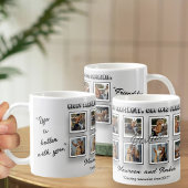 Mug Moderne minimaliste 8 Photo Meilleur Ami Personnal