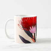 Mug Moderne Minimaliste Boho Floral Botanique (Gauche)