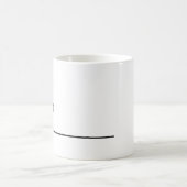 Mug Moderne minimaliste souligné (Centre)