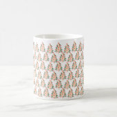 Mug moderne moderne couleur vive festif arbre de noël (Centre)
