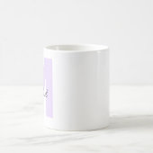Mug Moderne Monogramme surdimensionné Initiale & Nom C (Centre)
