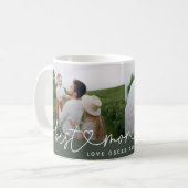 Mug Moderne multi photo meilleure maman jamais mignon  (Devant gauche)