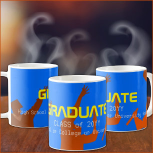 Mug Moderne Multicolor Techno Graduation Party