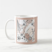 Mug Moderne Neutre Boho Brown esthétique (Gauche)