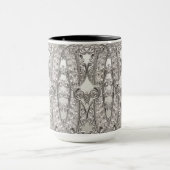 Mug moderne orné argent (Centre)