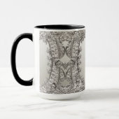 Mug Moderne Orné Argent (Gauche)