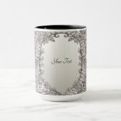 Mug Moderne Orné Argent (Centre)