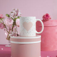 Moderne Pastel Rose & Coeur Beau Cadeau