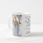 Mug Moderne Personnalisé 2 Diplôme Photo (Devant gauche)