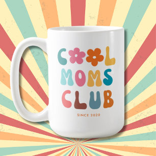 Mug Moderne Retro Cool maman club Vintage Super Daisy