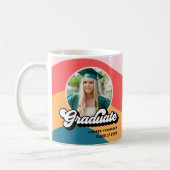 Mug Moderne Retro les années 70 Super Graduation Photo (Gauche)
