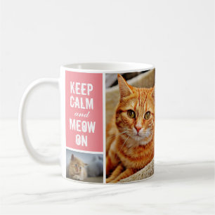 Mug Moderne Rose Garder Calme Meow Sur Chat 7 Photo Co