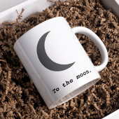 Mug Moderne simple à la citation de la lune