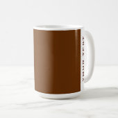 Mug Moderne Simple Design Modèle Nom ou Texte Grand (Devant droit)
