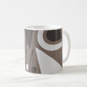 Mug Moderne simple forme un design motif sans soudure. (Devant droit)