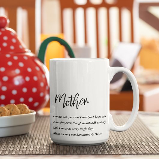 Mug Moderne Simple Meilleure Mère Jamais Meilleure Bea