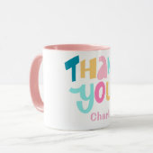 Mug Moderne Simple minimaliste Merci chic (Devant gauche)