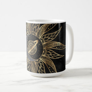 Mug Moderne Soleil Lune Planète Universe Mandala