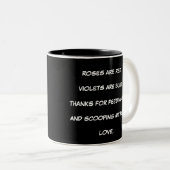 Mug moderne tendance "Votre animal de compagnie Pa (Devant droit)