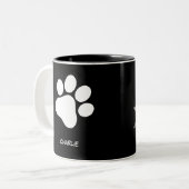 Mug moderne tendance "Votre animal de compagnie Pa (Devant gauche)
