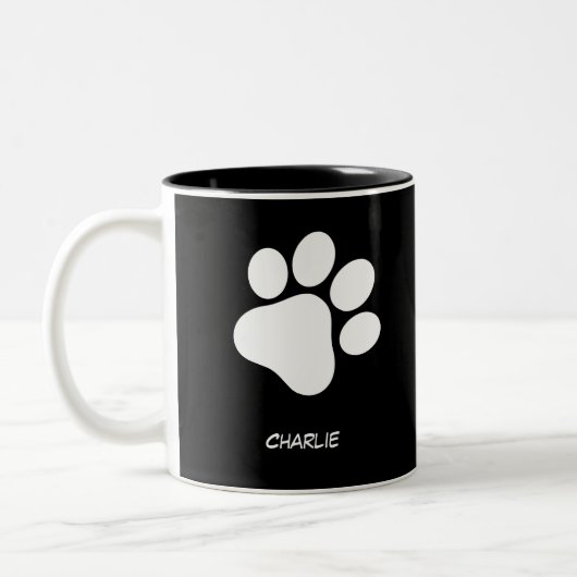 Mug moderne tendance "Votre animal de compagnie Pa (Gauche)