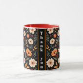 Mug Moderne Vintage belle collection florale (Centre)