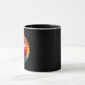 Mug Moderne Vintage Tendance Pi Day Pomme Fruit (Centre)