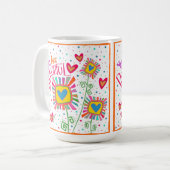 Mug Moderne Vous êtes Beau Amusant Inspirivity (Devant gauche)