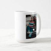 Mug Moderne White Heart Meilleur Ami Photo (Devant droit)