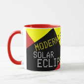Mug Modernist Solar Eclipse Funny personnalisable (Gauche)