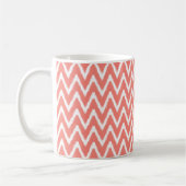 Mug Modes asiatiques saumons Ikat Chevrons (Gauche)