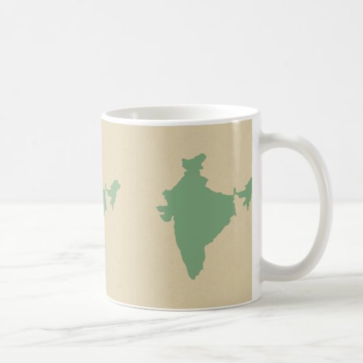 Mug Modes d'épices à feuilles de baie Inde (Droite)