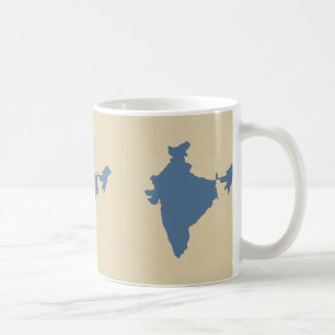 Mug Modes d'épices bleues du Cachemire Inde