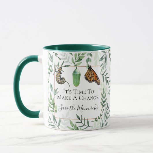 Mug Modifier la conservation des papillons Monarques (Gauche)
