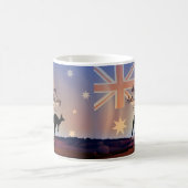 Mug Modifier le drapeau texte Kangaroo Australia Day (Centre)