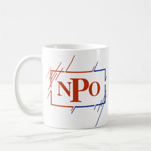 Mug Modifier le monogramme Brown Bleu Bleu Bleu M N O 