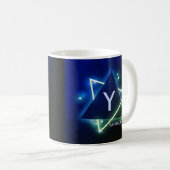 Mug Modifier le nom d'ajout initial Angle d'espace ble (Devant droit)