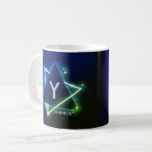Mug Modifier le nom d'ajout initial Angle d'espace ble (Devant gauche)