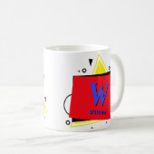 Mug Modifier le nom d'ajout initial Couches géométriqu (Devant droit)
