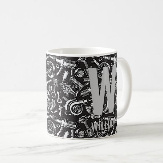 Mug Modifier le nom d'ajout initial Pièces de voiture  (Devant droit)