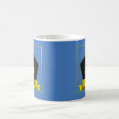Mug Modifier le nom d'ajout initial, ruban bouclier - (Centre)