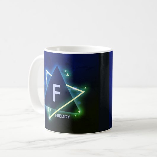 Mug Modifier le nom initial Ajouter le nom Angle d'esp (Devant gauche)