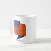 Mug Modifier le nom initial Ajouter le nom Blue Orange (Devant gauche)