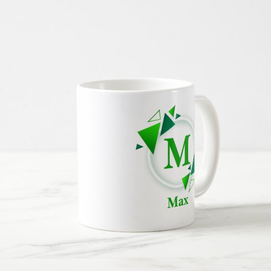 Mug Modifier le nom initial Ajouter le nom Cercle blan (Devant droit)