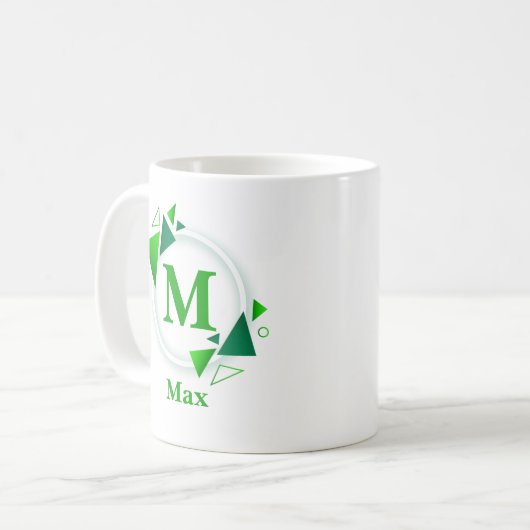 Mug Modifier le nom initial Ajouter le nom Cercle blan (Devant gauche)