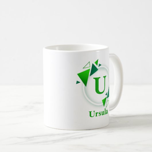 Mug Modifier le nom initial Ajouter le nom Cercle blan (Devant droit)
