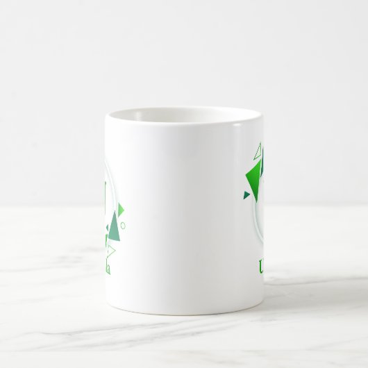 Mug Modifier le nom initial Ajouter le nom Cercle blan (Centre)