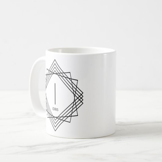 Mug Modifier le nom initial Ajouter le nom géométrique (Devant gauche)