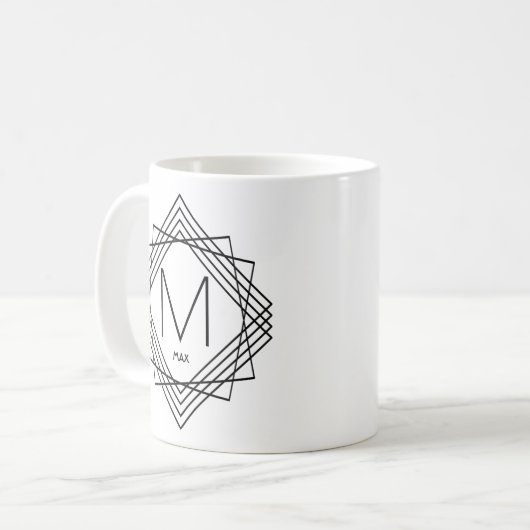 Mug Modifier le nom initial Ajouter le nom géométrique (Devant gauche)